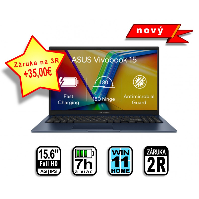 ASUS Vivobook  X1504ZA-BQ092W / nový