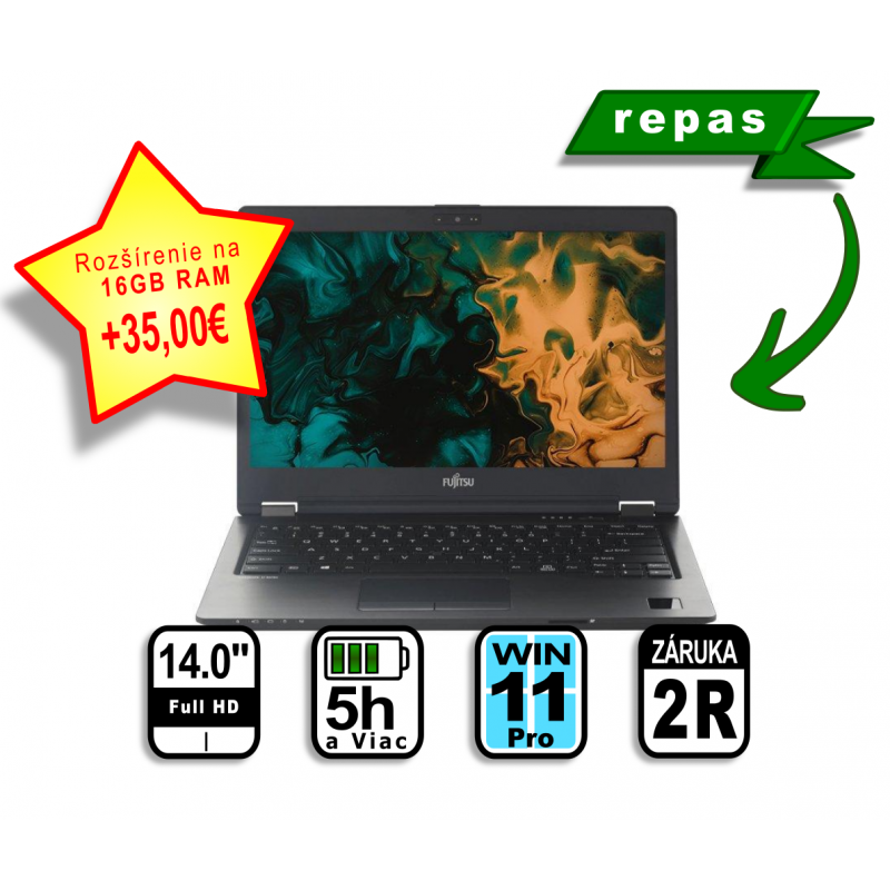 Fujitsu LifeBook U748 / Repas