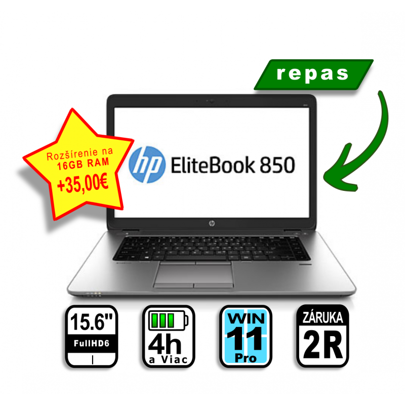 HP EliteBook 850 G4 / Repas