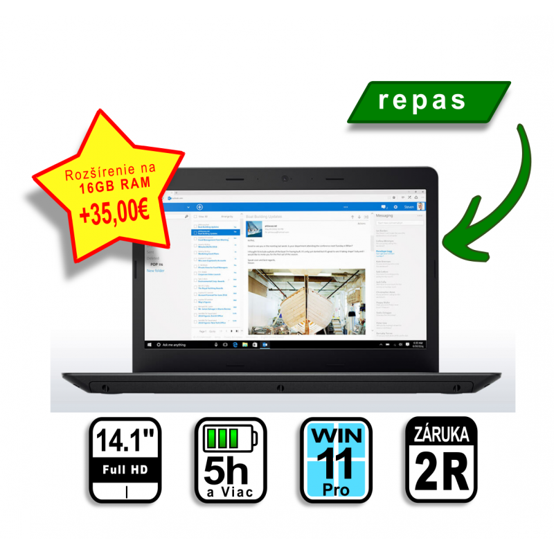 Lenovo ThinkPad E470 / Repas